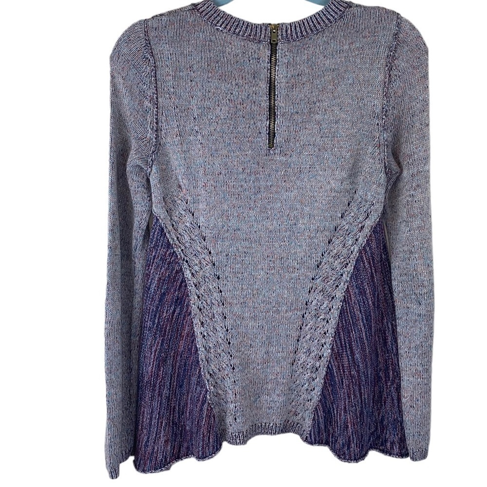 Moth Anthropologie Purple Knit Sweater XS Excellent Pre-owned Condition - Picture 3 of 8